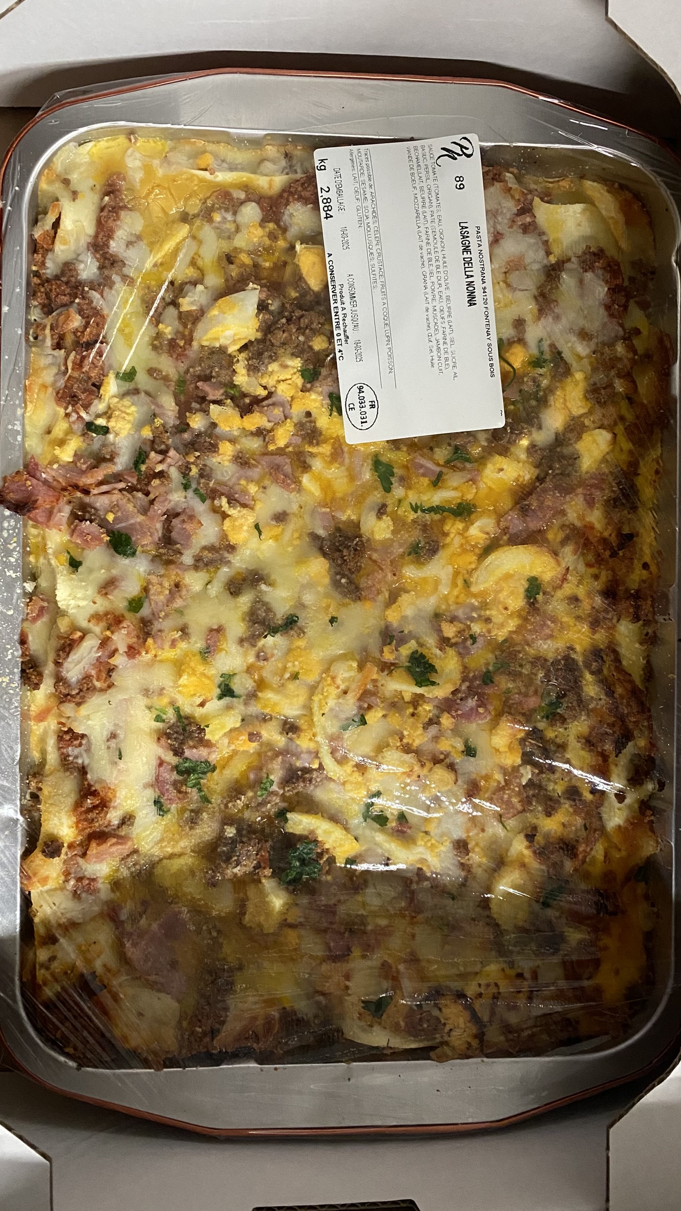 LASAGNE DE LA GRAND-MERE